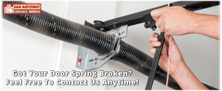 Broken Garage Door Spring San Antonio